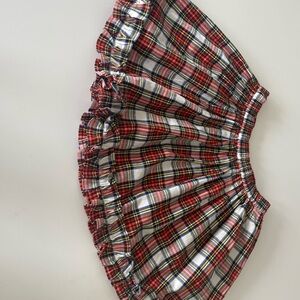 Crewcuts plaid cotton skirt